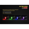 Фонарь NITECORE SRT9 RGB/UV CREE XHP50 16581
